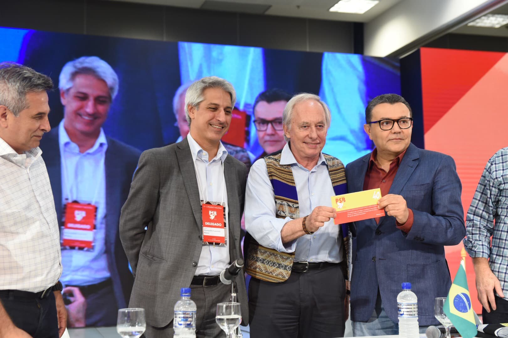 Filiação de Carlos Minc e Dr. Julianelli 