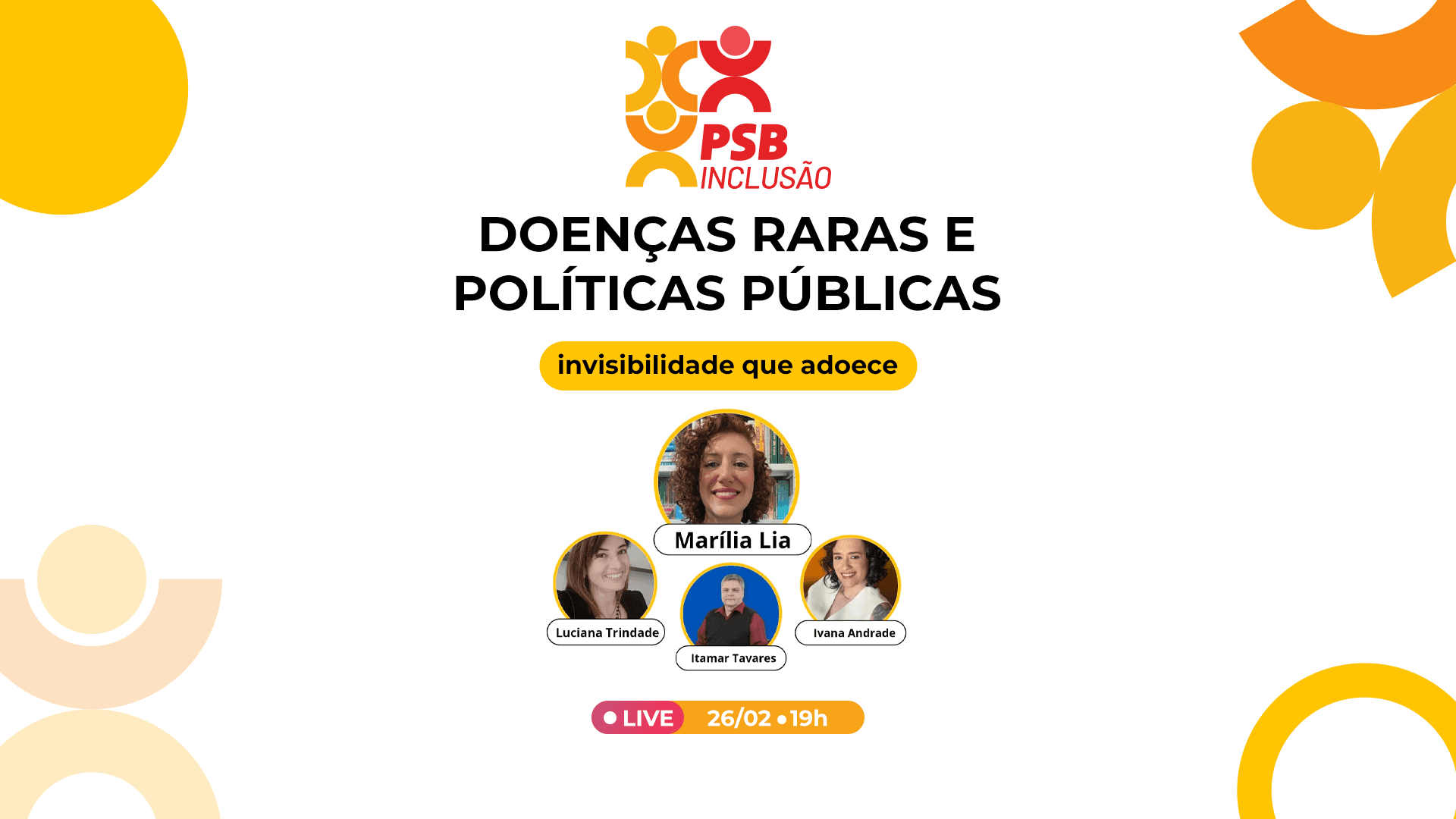 Live Doenças Raras e Políticas Públicas (2026)