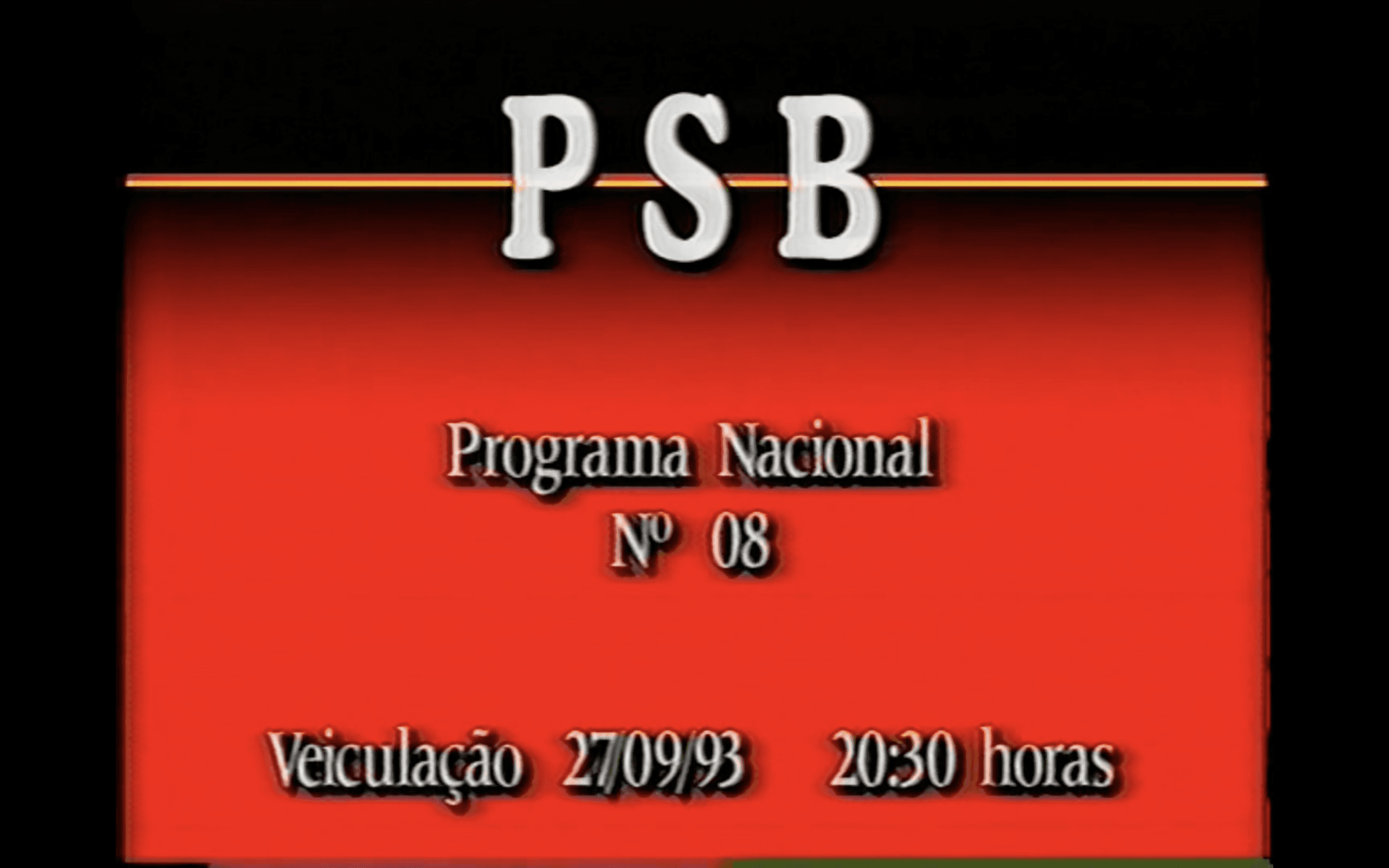 Programa Partidário 1993