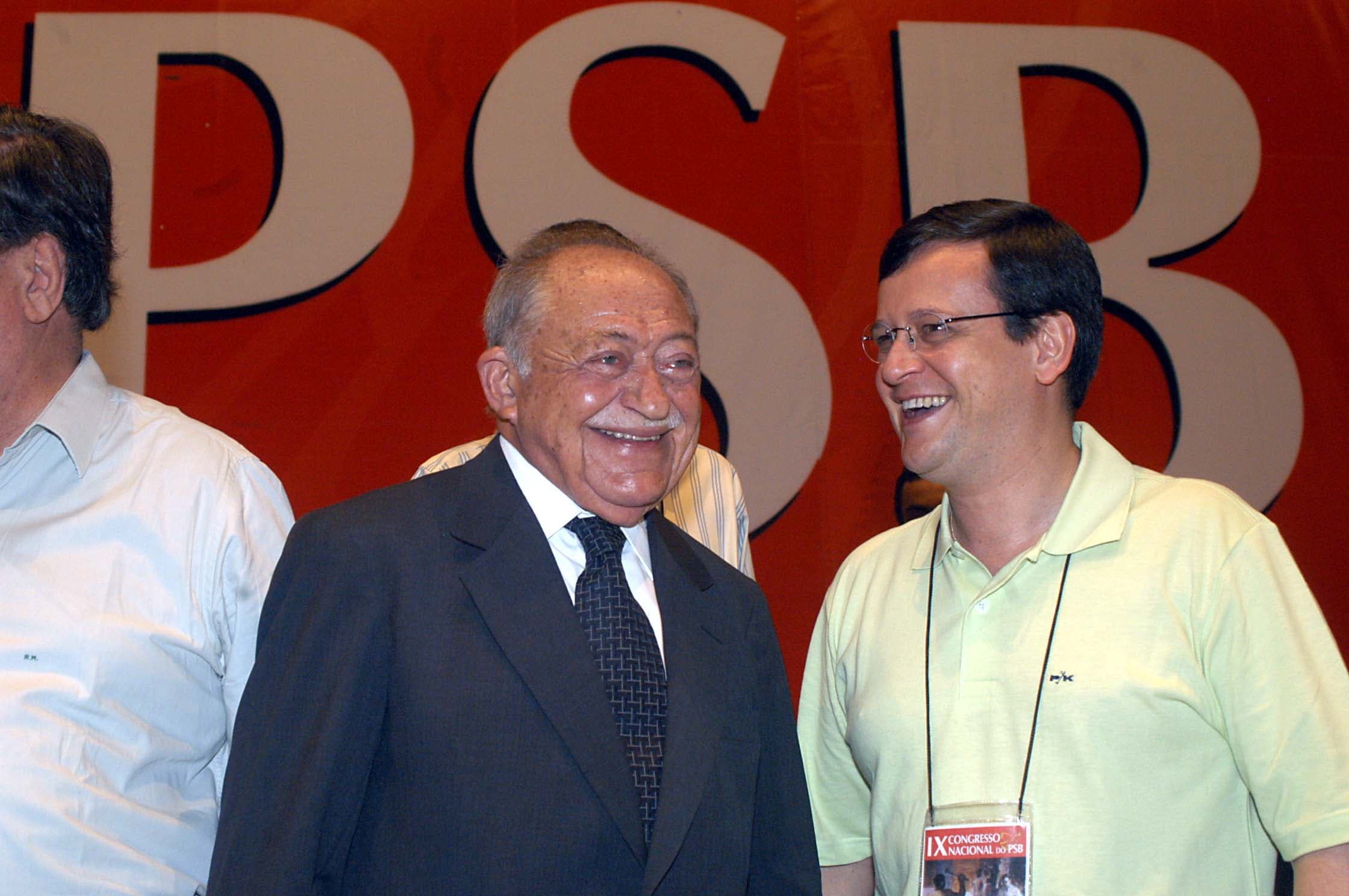 Miguel Arraes no IX Congresso Nacional do PSB