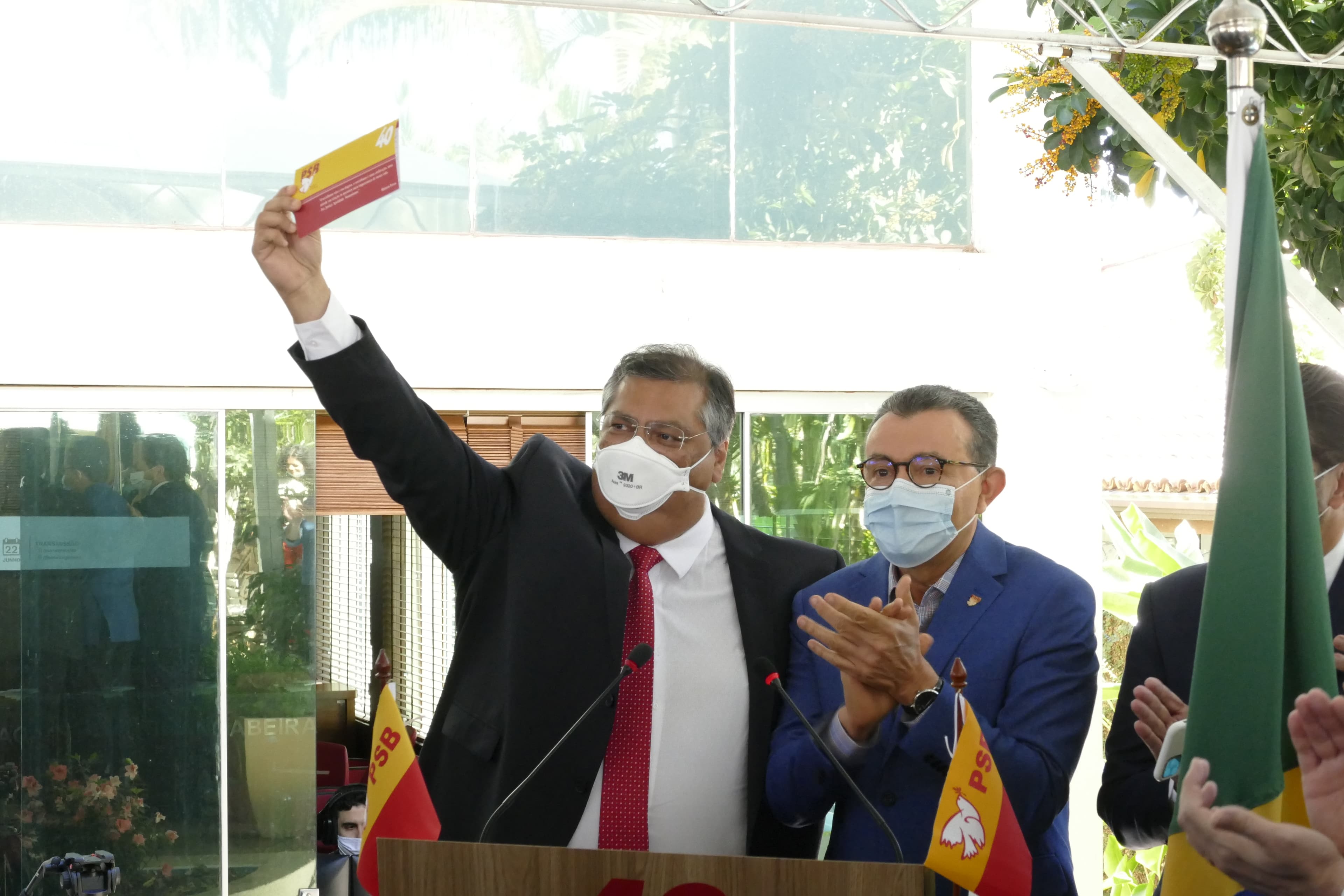 Filiação de Gov. Flávio Dino e Dep. Marcelo Freixo