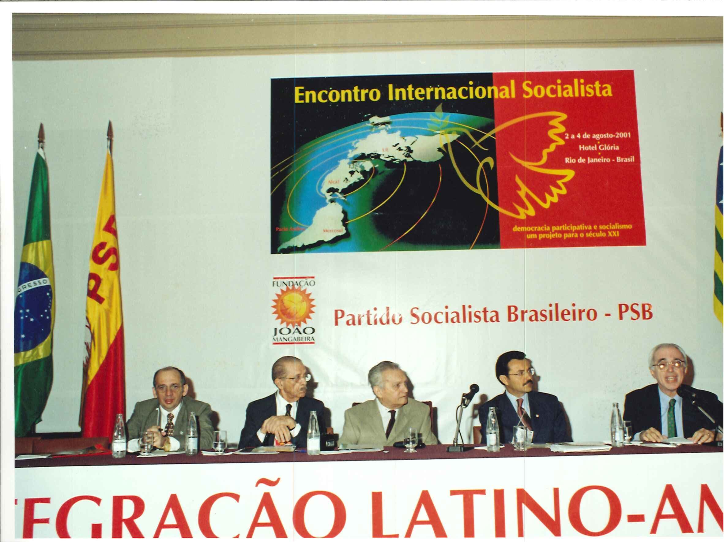 Encontro Internacional Socialista Hotel Glória no RJ (2001)