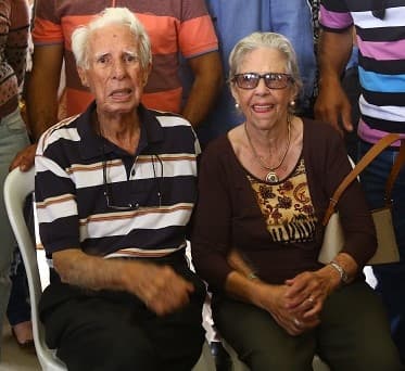 Sebastião e Aparecida Abreu homenageado pela FJM em 2015 por ocasião da celebração dos 25 anos da Fundação
