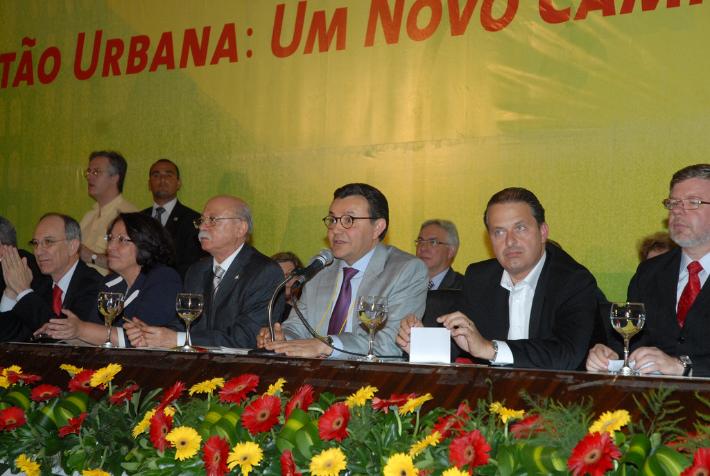 XII Congresso Nacional do PSB - Carlos Siqueira passa a palavra para Eduardo Campos para sua saudação