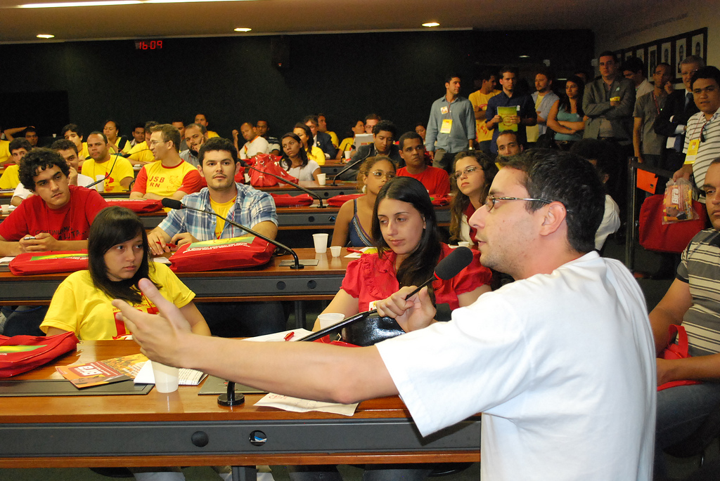 XII Congresso Nacional do PSB - Plenária do Congresso Nacional da JSB.